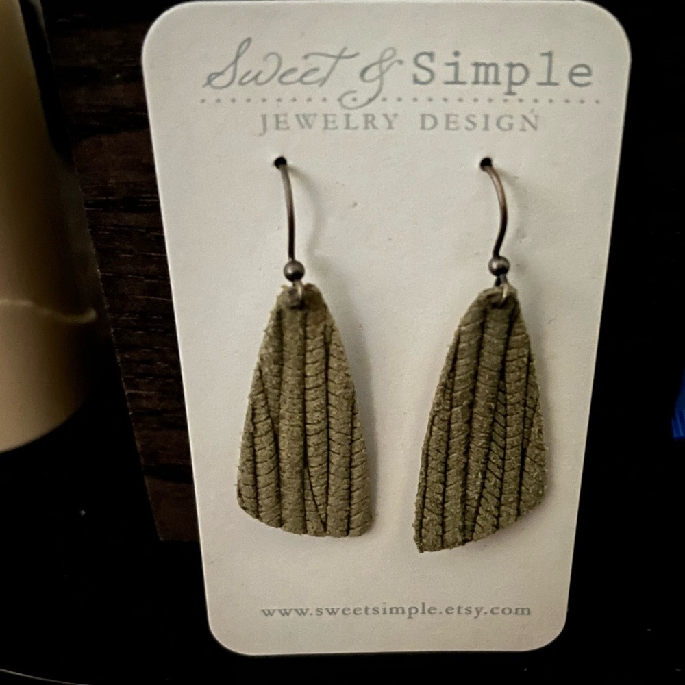 Green Earrings